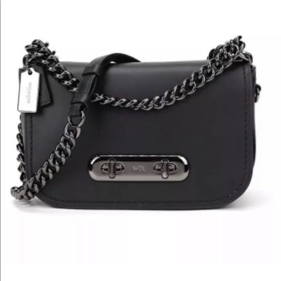 Coach Handbags - NWT Coach F54640 Swagger Shoulder Bag Black